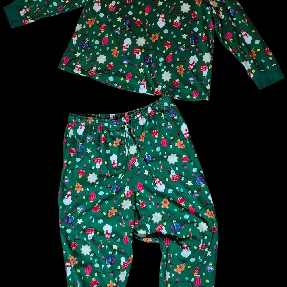 Festive Green Plus Size 3x Womens Chrustmas Pajamas